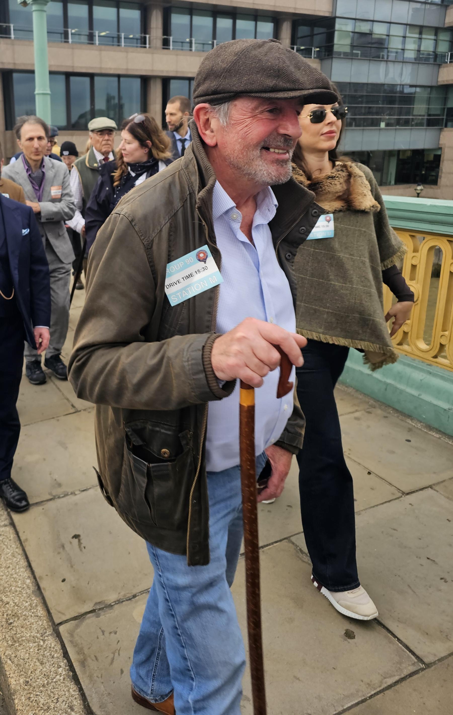 The Woolmen's Annual Sheep Drive for Freemen of the City of London Southwark Bridge