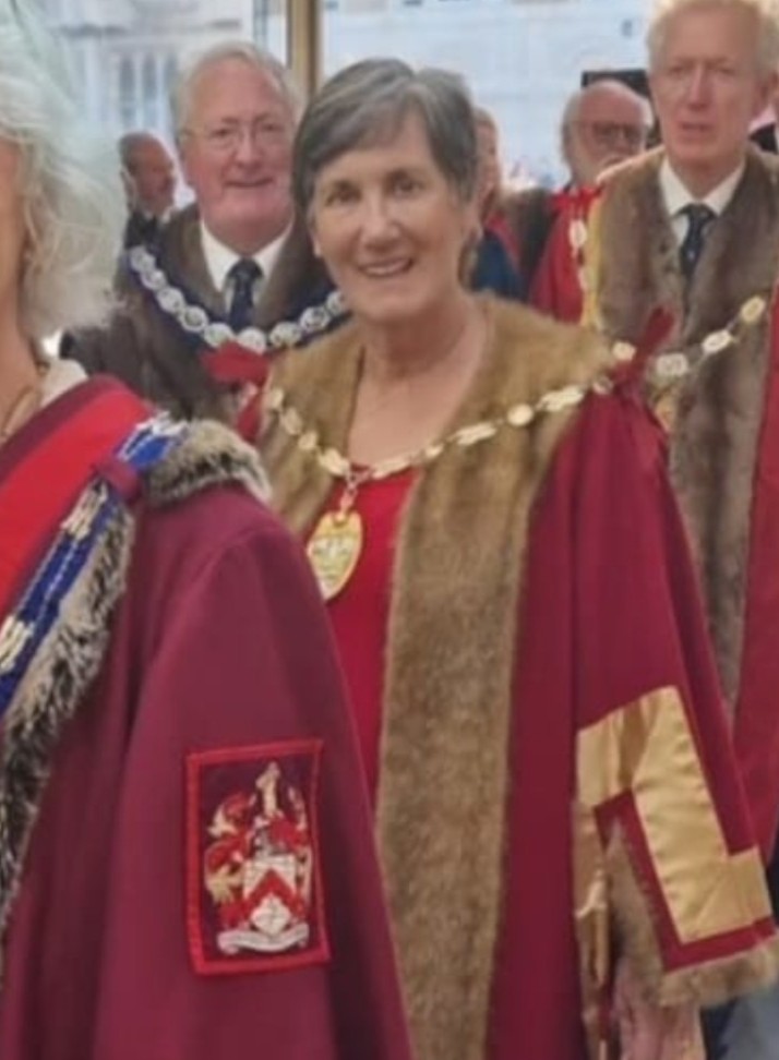 In the procession Guildhall