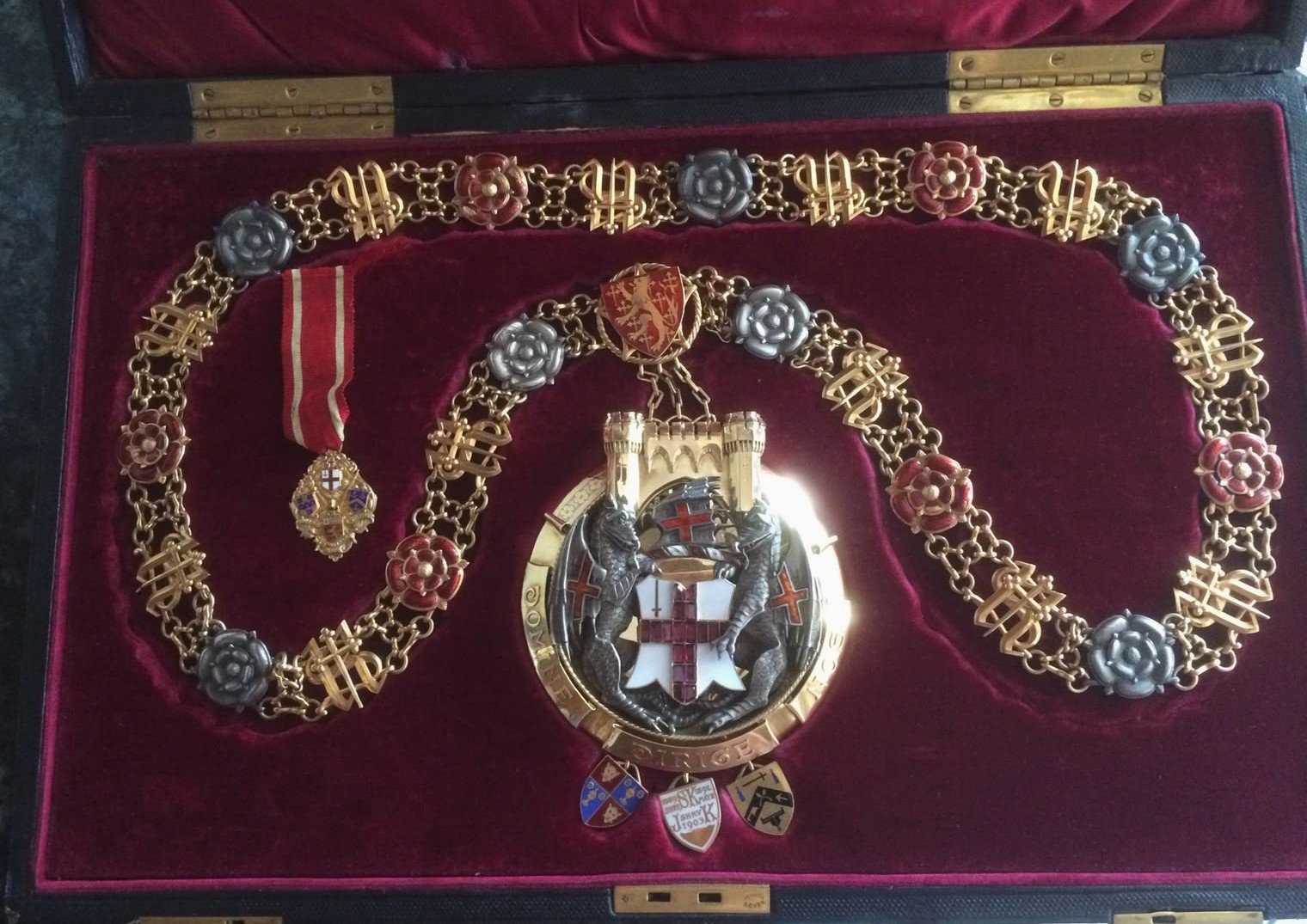 Sir John Knill's Shrieval chain, 1903 Bath