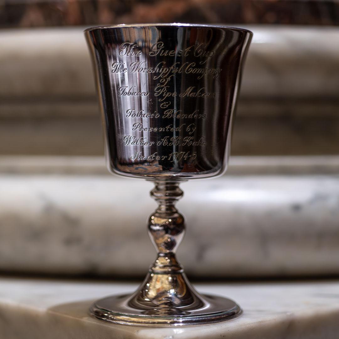 SILVER CUP  - Our Treasures page gallery -  The Worshipful Company of Tobacco Pipe Makers and Tobacco Blenders