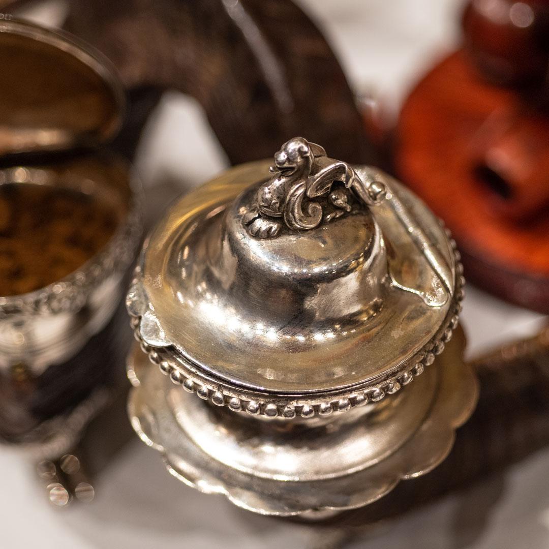 RAM'S HORN SNUFF MULL  - Snuff Mull page gallery -  The Worshipful Company of Tobacco Pipe Makers and Tobacco Blenders